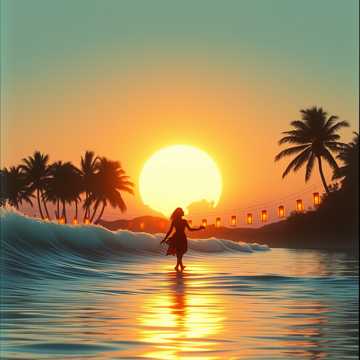 欢快的夏日流行颂歌，朗朗上口的女声和热带浩室氛围，适合海滩派对。
