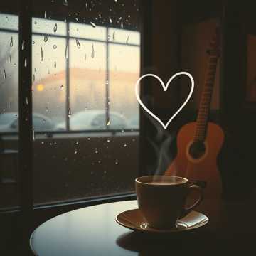 Một bản ballad guitar acoustic ngọt ngào về việc phải lòng ai đó tại quán cà phê vào một ngày mưa.