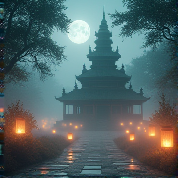 A mystical eastern flute melody floating over hard-hitting modern trap drums.