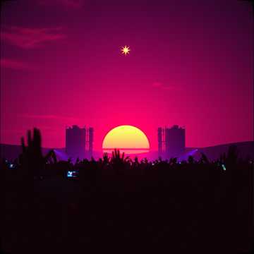 The beat drops and thousands of people jump in unison at the main festival stage.
