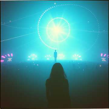 Ethereal female vocals echoing through a massive stadium, creating a moment of pure emotion.